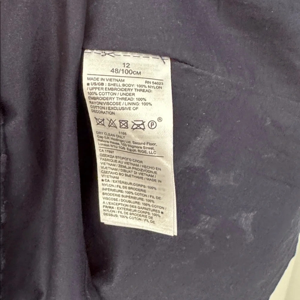 Banana Republic Textured Navy Dress Size: 12 NWOT - Picture 3 of 6